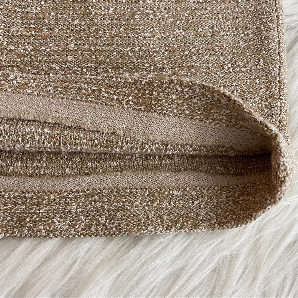 St. John Collection Skirt Gold Cream Boucle, 8 - Picture 5 of 8